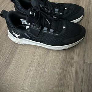 Under Armour Black and White Sneakers